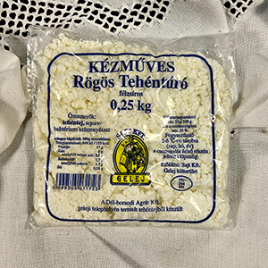 Kézműves rögös tehéntúró